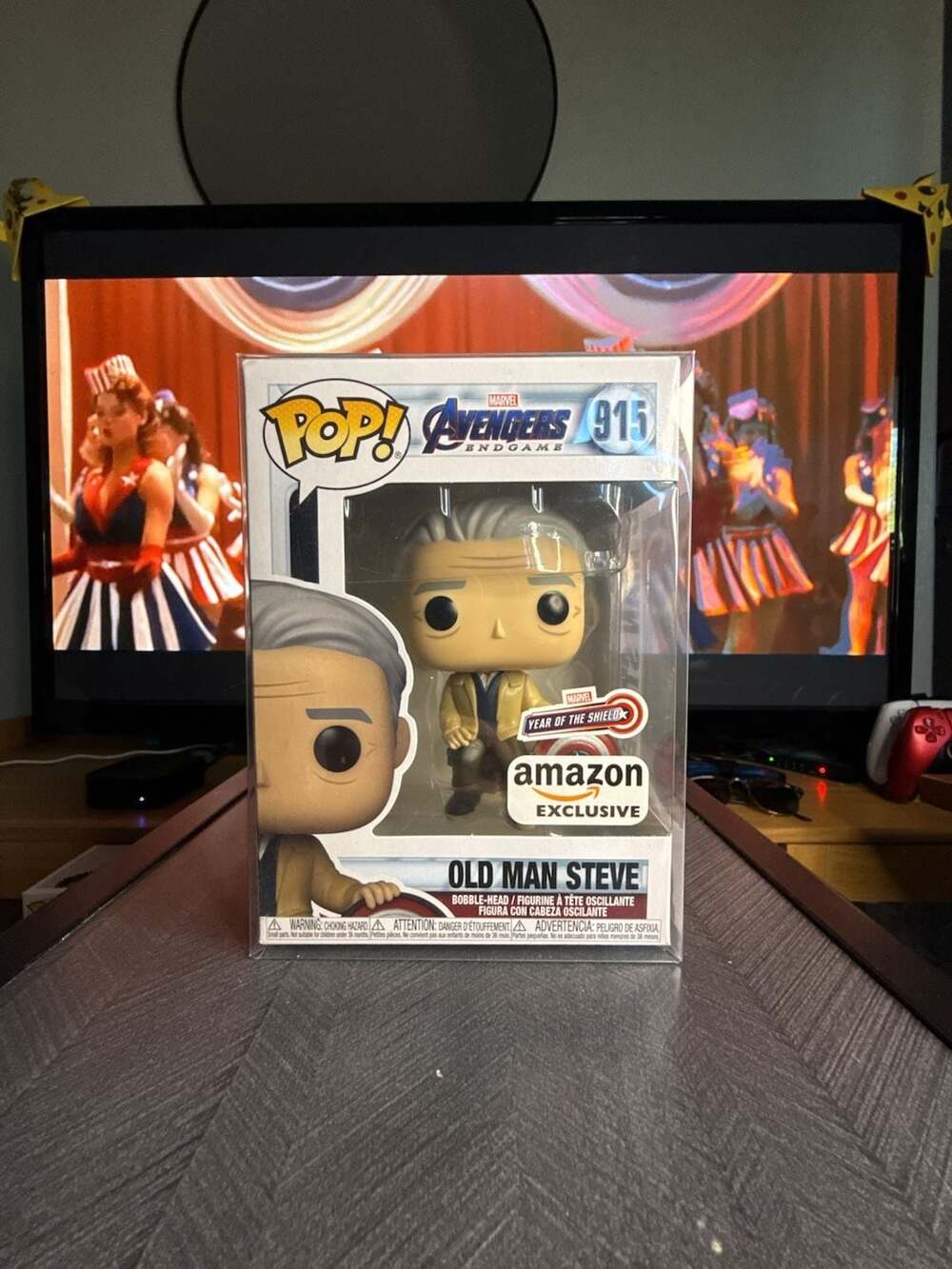 Funko POP! Marvel Avengers Endgame Old Man Steve 915 Vinyl Figure